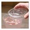 Karat Plastic Flat PET Lids with Straw Slot Fits 12 oz. to 24 oz. Cold Cups - Clear (1000/Carton)